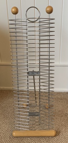 Vintage tower rack - vintage, silver