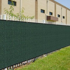 6ft Green Fence Privacy Screen Mesh Shade Cloth Home Yard Garden Deck Block UV