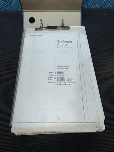 Sunbeam tiger mk1 - 5, complete