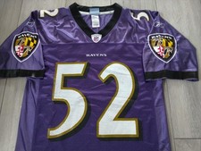Baltimore Ravens " R. Lewis #52 " NFL On Field Jersey - Adult Small
