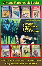 Vintage Cowboy Western Corgi Paperback Books by J T Edson (Select Book) USED