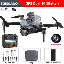 Drone 8K Professional GPS HD Camera Drones 5G WIFI FPV Video 4K UAV 5.9 Inch Lar