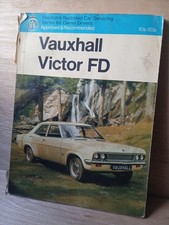 Vauxhall Victor FD Pearsons Illustrated  Car Servicing Series For Owner Drivers
