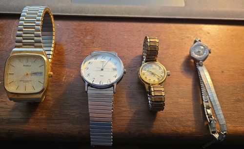 Lot old vintage wrist - of, 4