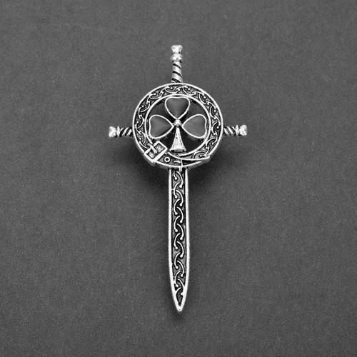 Diamante silver tone vintage - silver,