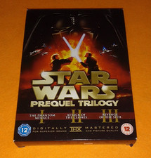 Star Wars Prequel Trilogy - 6 Discs, 3 Film Box Set - Phantom, Attack, Clones