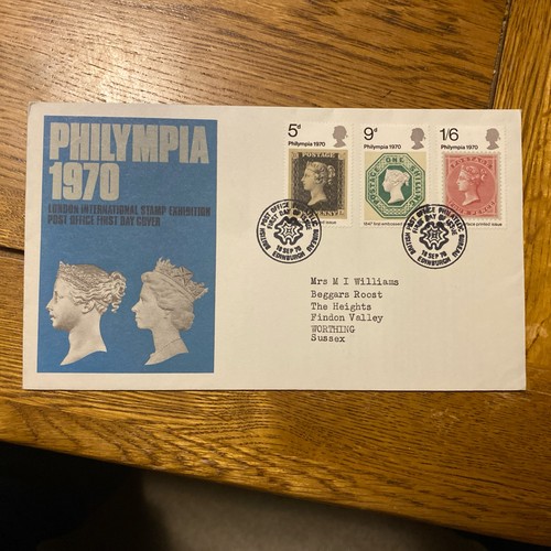 1970 philympia stamp - gb, 70