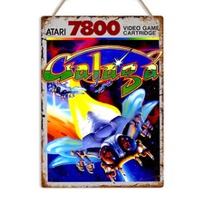 Galaga Atari 7800 Arcade Metal
