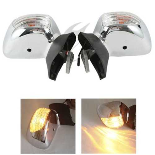 Chrome rear view mirror - view, clear