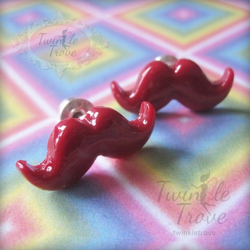Groovy retro moustache fashion - groovy,