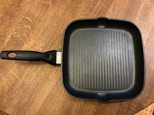FISSLER FRYING PAN - SKILLET PAN - NON STICK - 11”SQUARE - lip - excellent