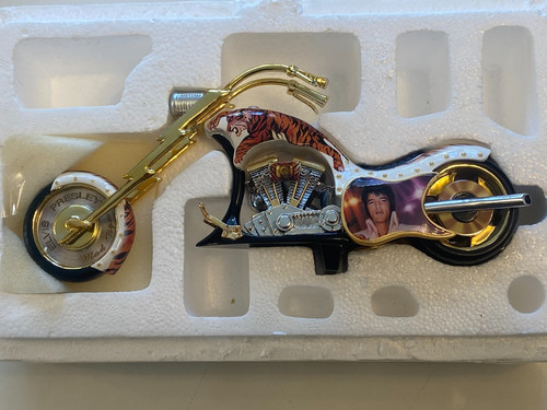 Rare elvis chopper motorbike - rare:,