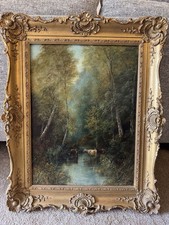 Original Oil On Canvas Cattle