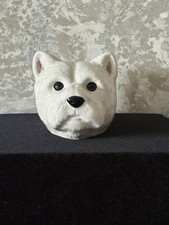 Quail “Westie” Dog Ceramic