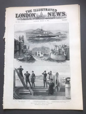 Antique 1897 Magazine HMS Rodney Eastern Crisis Corfu  Trafford Park Estates