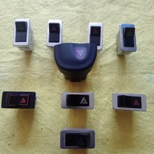 70s/80s/90s RENAULT HAZARD WARNING SWITCH x 1 Clio R4 R12 R16 GT Turbo R5 rare