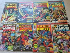 Captain Marvel Lot 8 Issues