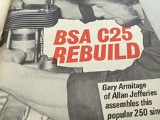 BSA C25 ENGINE REBUILD  PERIOD