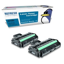 Refresh Cartridges Black SP 201HE Toner Twin Pack Compatible With Ricoh Printers