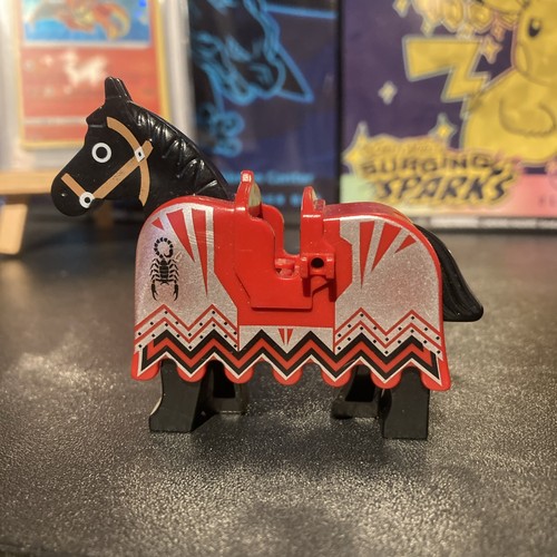 Lego castle black horse - lego,
