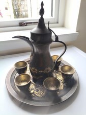 Antique Arabic dallah coffee
