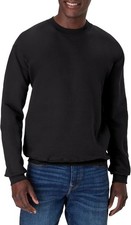 Hanes Men Ultimate Athletic Sweatshirts, Black Size M