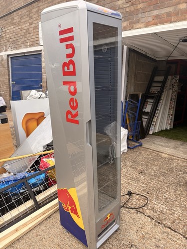 Red bull fridge good - red,