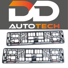 ⭐️ Genuine Irmscher registration number plate holder surrounds (non gel type) ⭐️