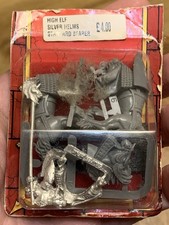 High Elves Silver Helms Standard Bearer Warhammer Fantasy Battle 90’s BNIB