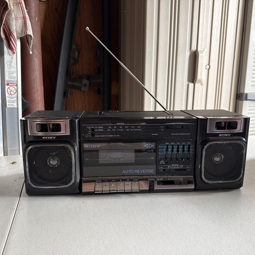 Vintage sony boombox cfs 1010 - sony, cfs-1010