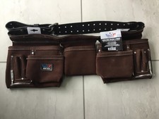 Tools XP Leather Double Tool Belt 11 Pocket