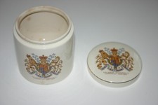 Collectable Sandland Ware Frank Cooper Ltd 1953 Coronation Marmalade Jar