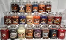 RARE Yankee Candle AUTUMN WINTER HOLIDAY & MY FAVORITE THINGS 22oz JARS RETIRED