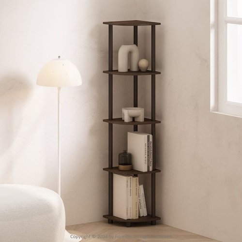 Corner display rack tier - display, 5-tier