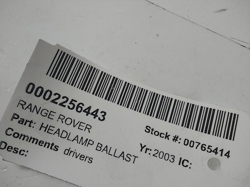 Land rover headlamp - land,