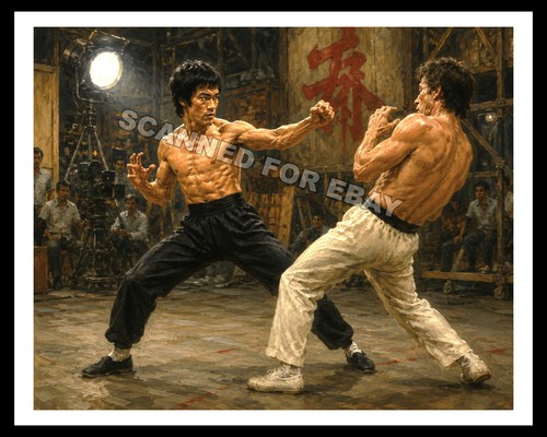Bruce lee 8x10in - bruce, glossy