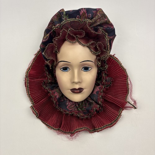 Porcelain lady face mask - porcelain,