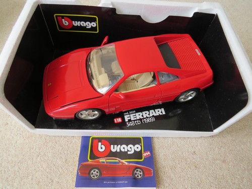 Boxed bburago ferrari 348tb - ferrari,