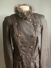 Long Leather Trench COAT 10 12