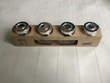 GLASS SPICE HERB JARS NEW IKEA RAJTAN Pack Of 4 With Lids Storage Containers