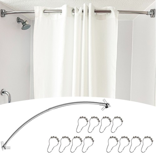 Steel extensible curved - s/s,
