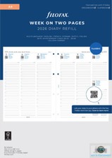 Filofax 2026 A4 Diary - Week