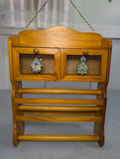 Vintage Wooden Paper Towel Wax