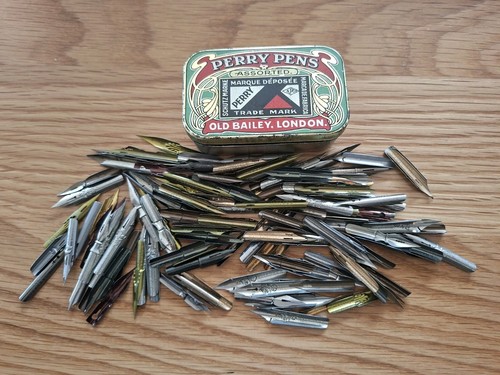 Antique perry london tin - co,