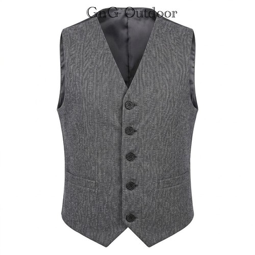 Men wedding grey tweed - grey,