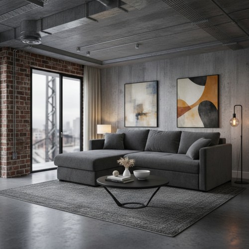 Orea shaped corner sofa bed - orea,