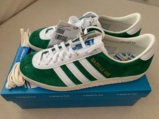 Adidas originals UK 8 Gazelle SPZL Spezial Trainers Green / White IF5787