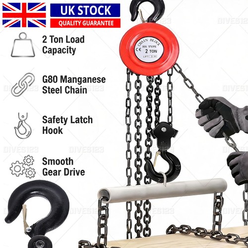 Ton capacity chain hoist - 2,