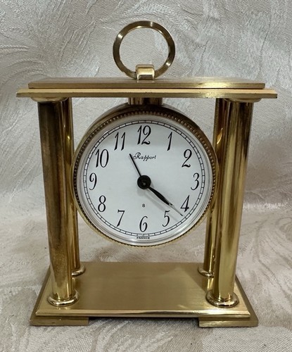 Brass rapport carriage clock - brass,