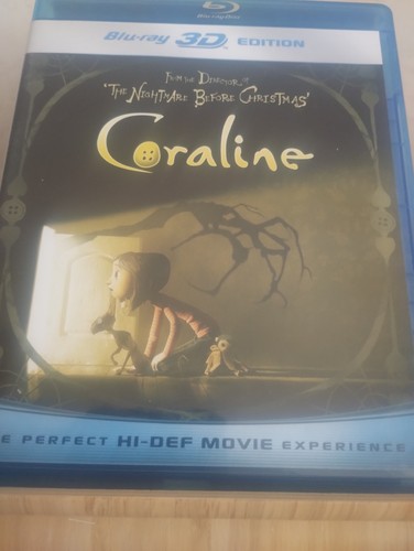 Coraline blu ray - 3d, blu-ray